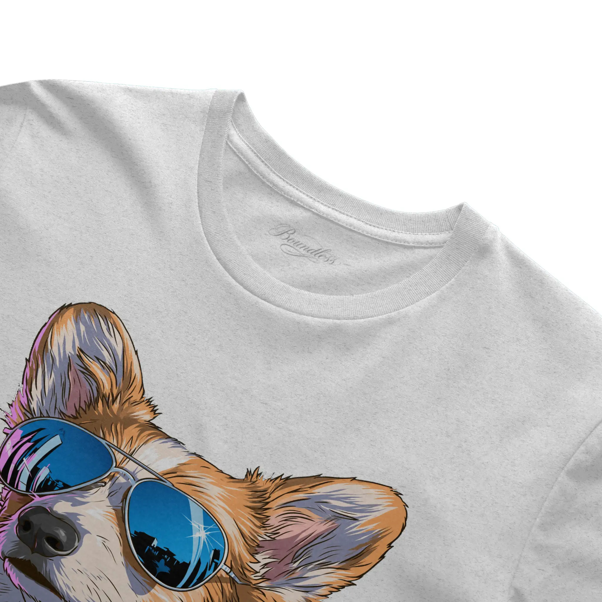 Too Cool Corgi T shirt Heather Short Sleeve