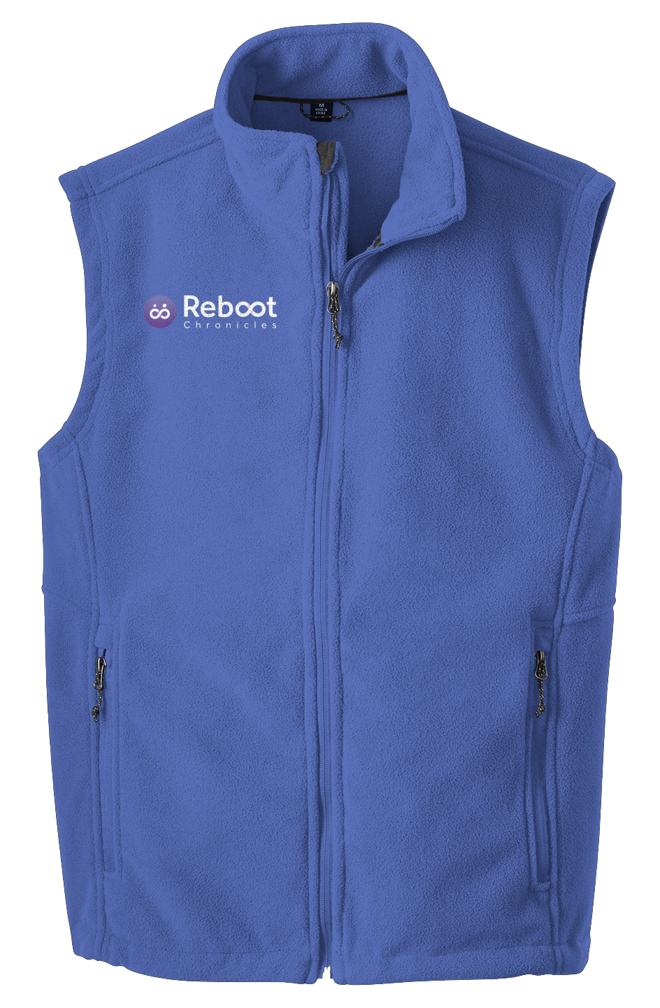 Reboot White logo Fleece Vest