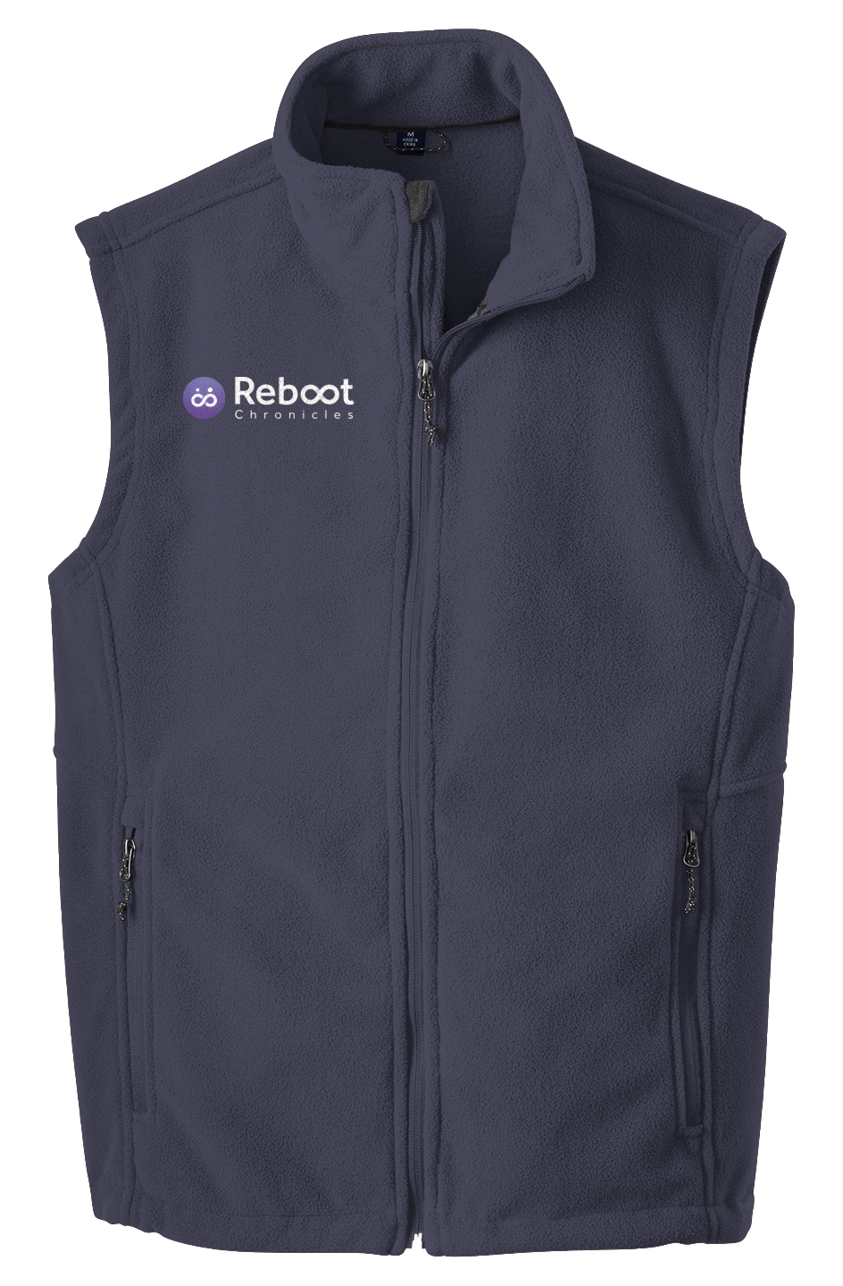 Reboot White logo Fleece Vest