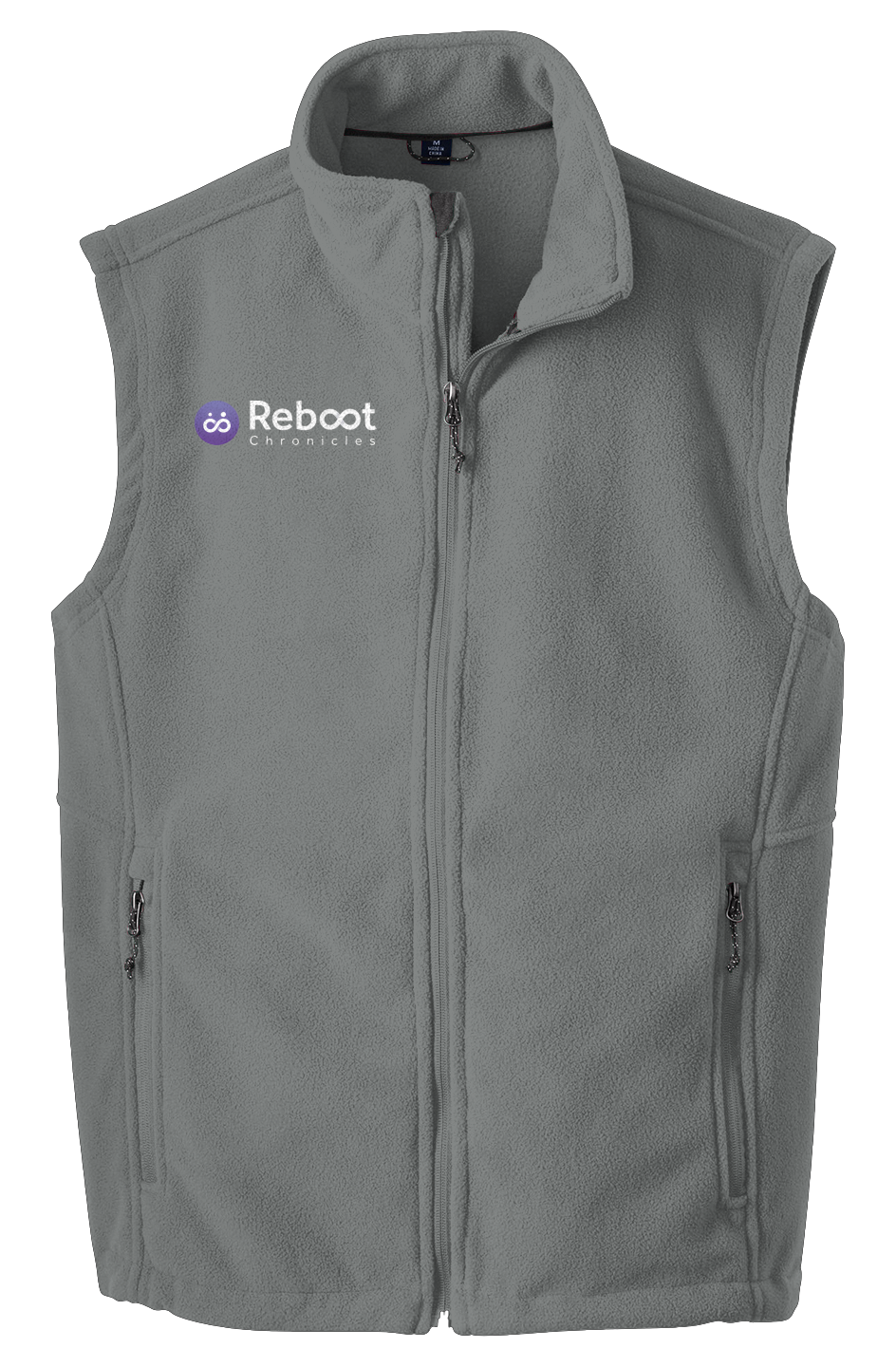 Reboot White logo Fleece Vest