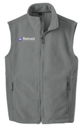 Reboot White logo Fleece Vest
