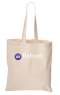 Reboot Tote Bag - Durable Cotton Canvas Design