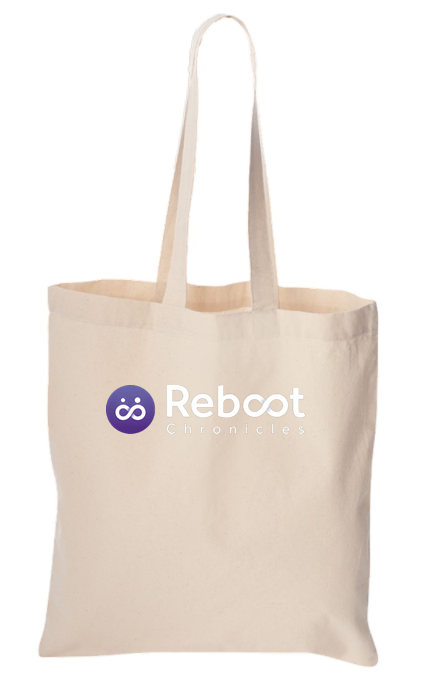Reboot Tote Bag - Durable Cotton Canvas Design